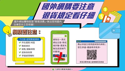國外網購不經意，求償無門買教訓