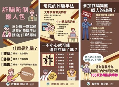 詐騙防制懶人包