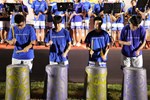 明道中學藍𩐿管樂社打擊樂演奏
